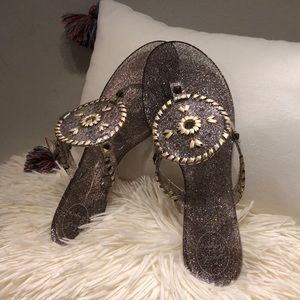 Jack Rogers NEW Sparkle Georgia Jelly